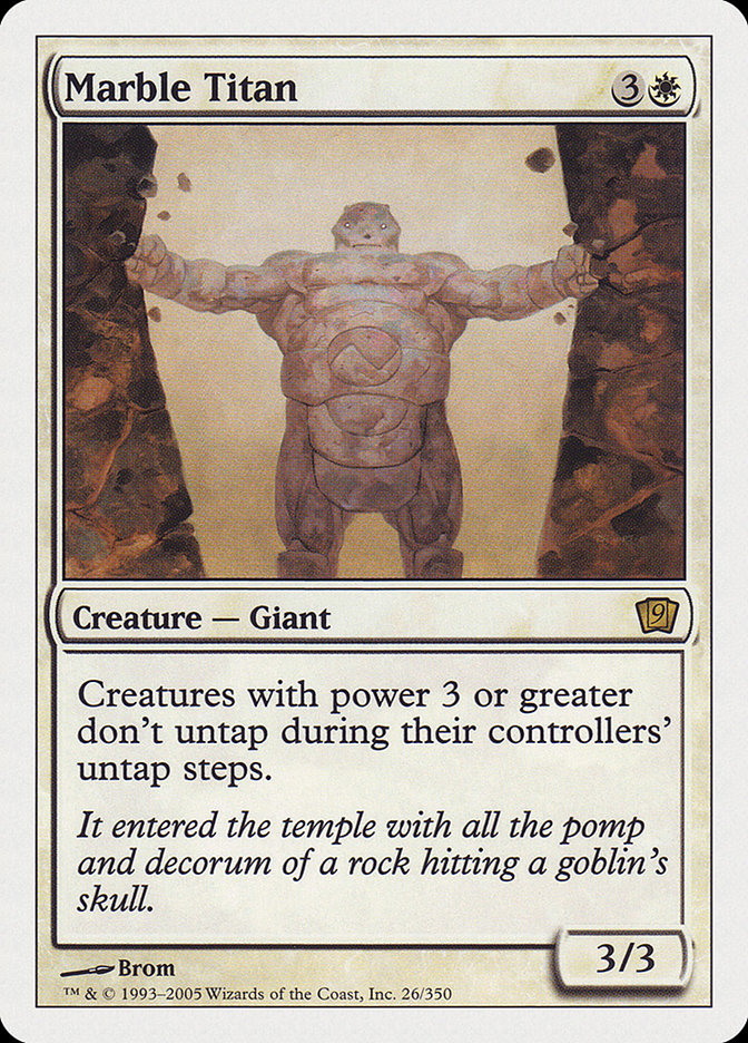 Marble Titan [Ninth Edition] | Devastation Store