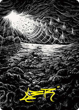 Plains 2 Art Card (Gold-Stamped Signature) [Innistrad: Crimson Vow Art Series] | Devastation Store