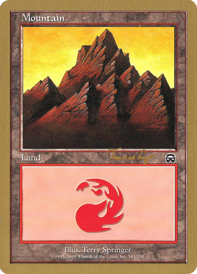 Mountain (343) (Tom van de Logt) [World Championship Decks 2001] | Devastation Store