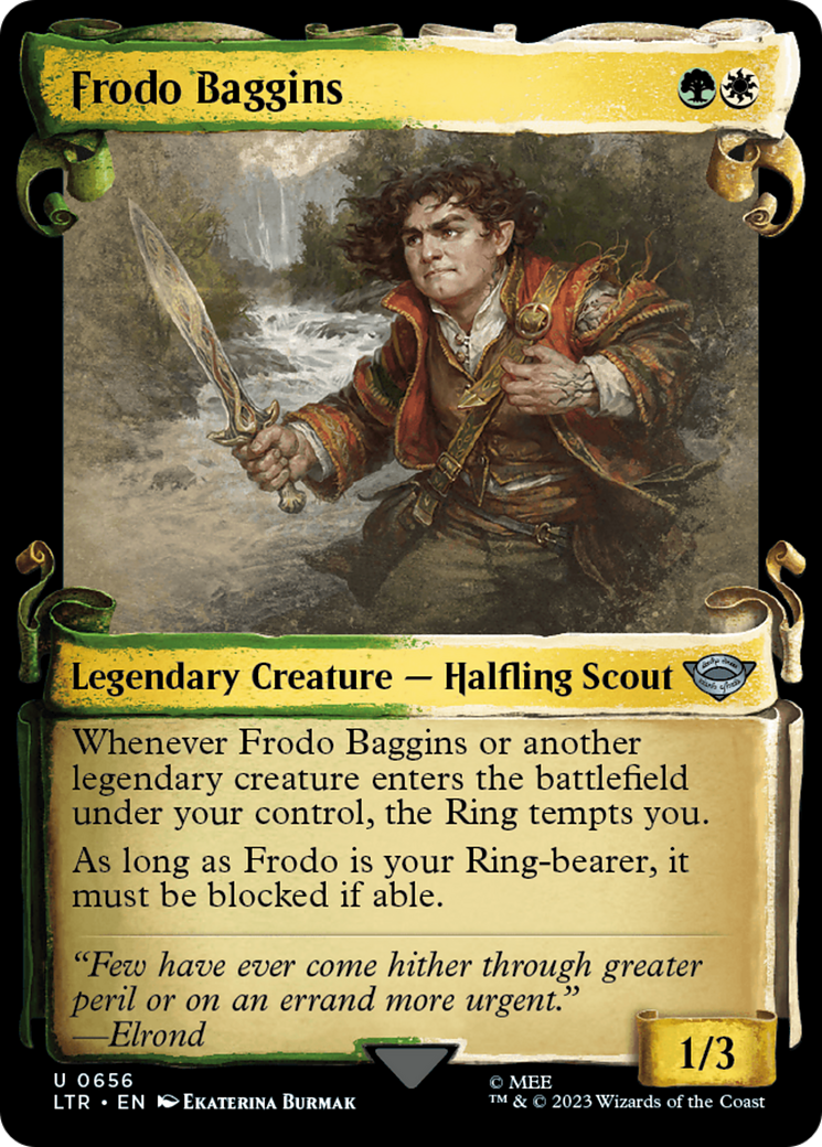 Frodo Baggins [The Lord of the Rings: Tales of Middle-Earth Showcase Scrolls] | Devastation Store