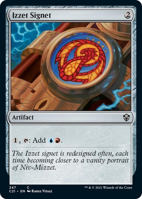 Izzet Signet [Commander 2021] | Devastation Store