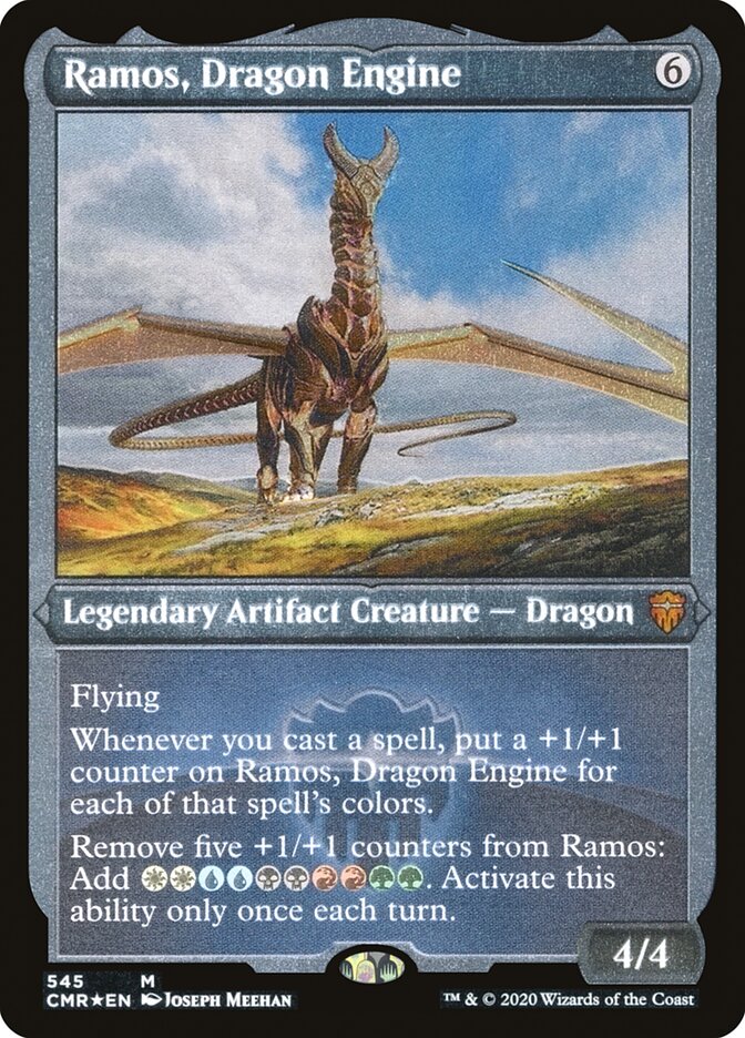 Ramos, Dragon Engine (Etched) [Commander Legends] | Devastation Store