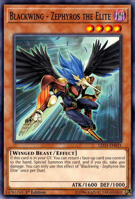 Blackwing - Zephyros the Elite [LED3-EN031] Common | Devastation Store