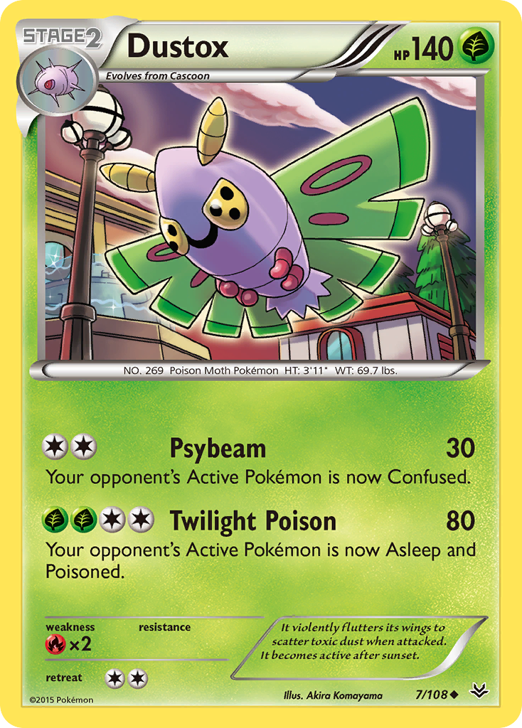 Dustox (7/108) [XY: Roaring Skies] | Devastation Store