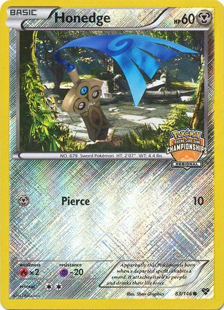 Honedge (83/146) (Regional Championship Promo) [XY: Base Set] | Devastation Store