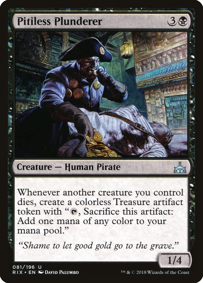 Pitiless Plunderer [Rivals of Ixalan] | Devastation Store