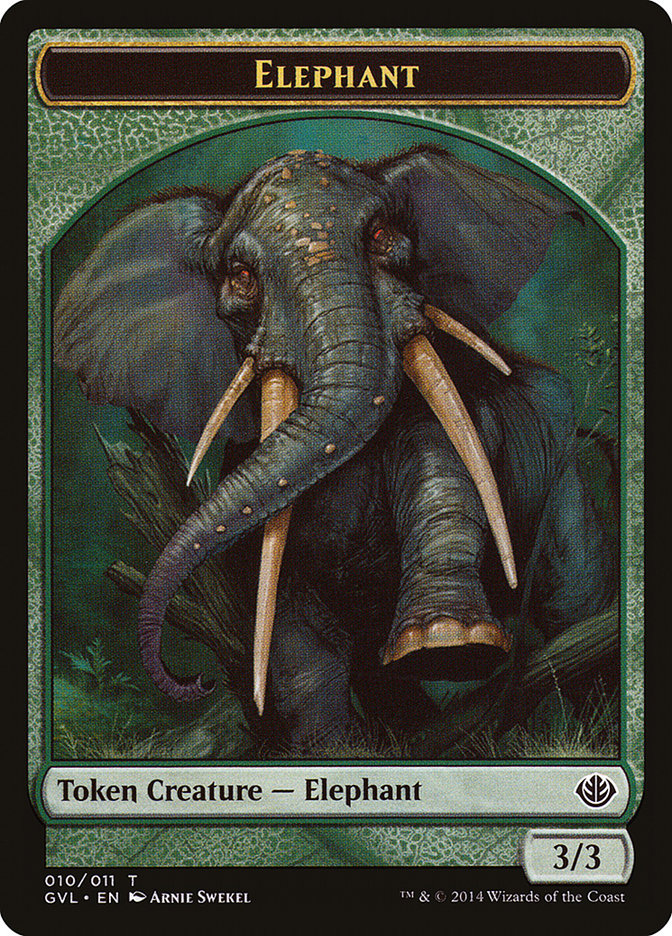 Elephant Token (Garruk vs. Liliana) [Duel Decks Anthology Tokens] - Devastation Store | Devastation Store