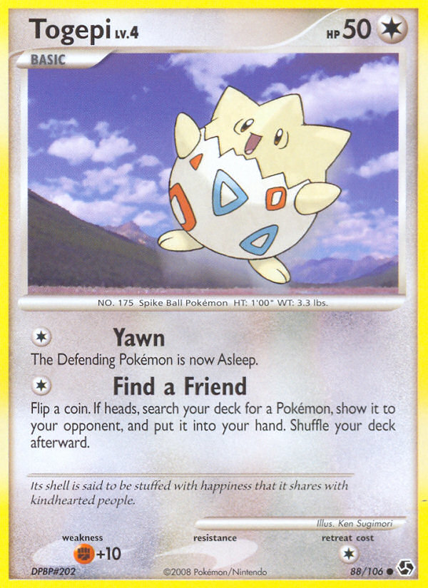 Togepi (88/106) [Diamond & Pearl: Great Encounters] | Devastation Store