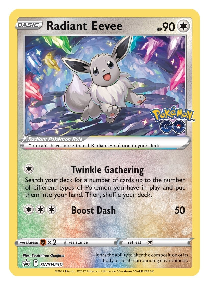 Radiant Eevee (SWSH230) [Sword & Shield: Black Star Promos] | Devastation Store