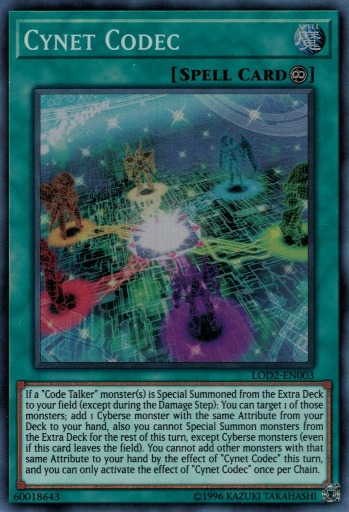 Cynet Codec (Legacy of the Duelist: Link Evolution) [LOD2-EN003] Super Rare | Devastation Store