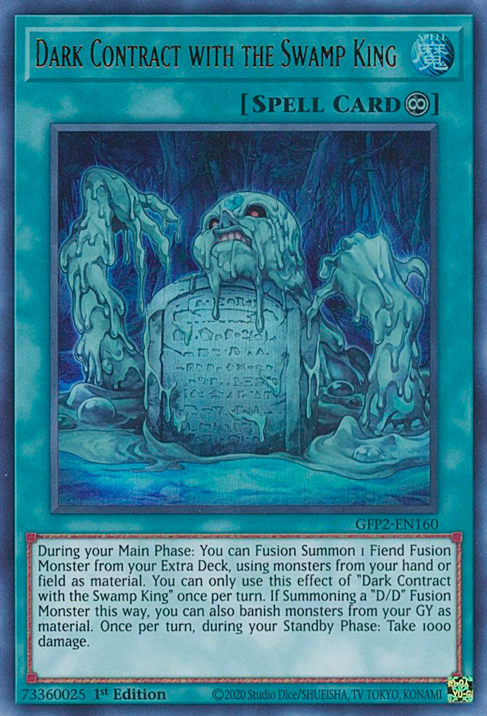 Dark Contract with the Swamp King [GFP2-EN160] Ultra Rare | Devastation Store