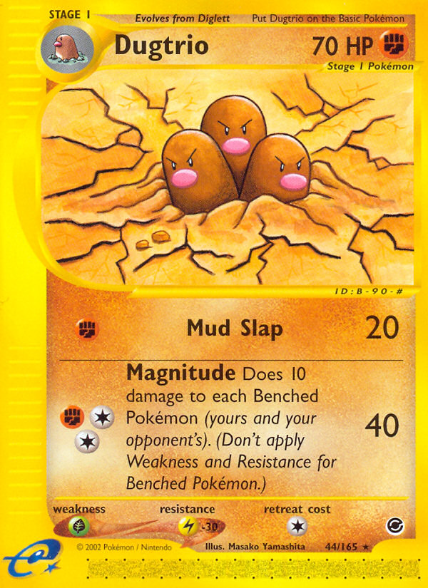 Dugtrio (44/165) [Expedition: Base Set] | Devastation Store