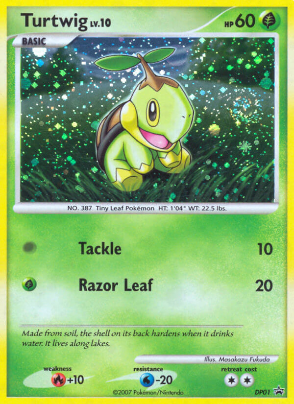 Turtwig (DP01) [Diamond & Pearl: Black Star Promos] | Devastation Store