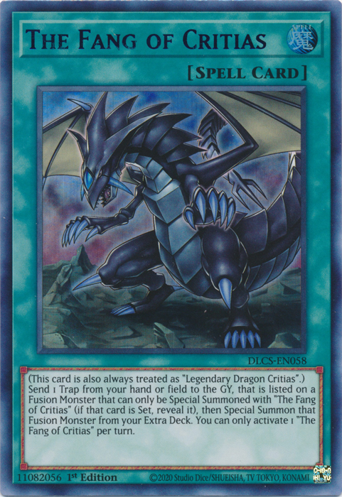 The Fang of Critias (Blue) [DLCS-EN058] Ultra Rare | Devastation Store