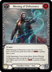 Blessing of Deliverance (Red) [WTR054-R] Alpha Print Rainbow Foil - Devastation Store | Devastation Store