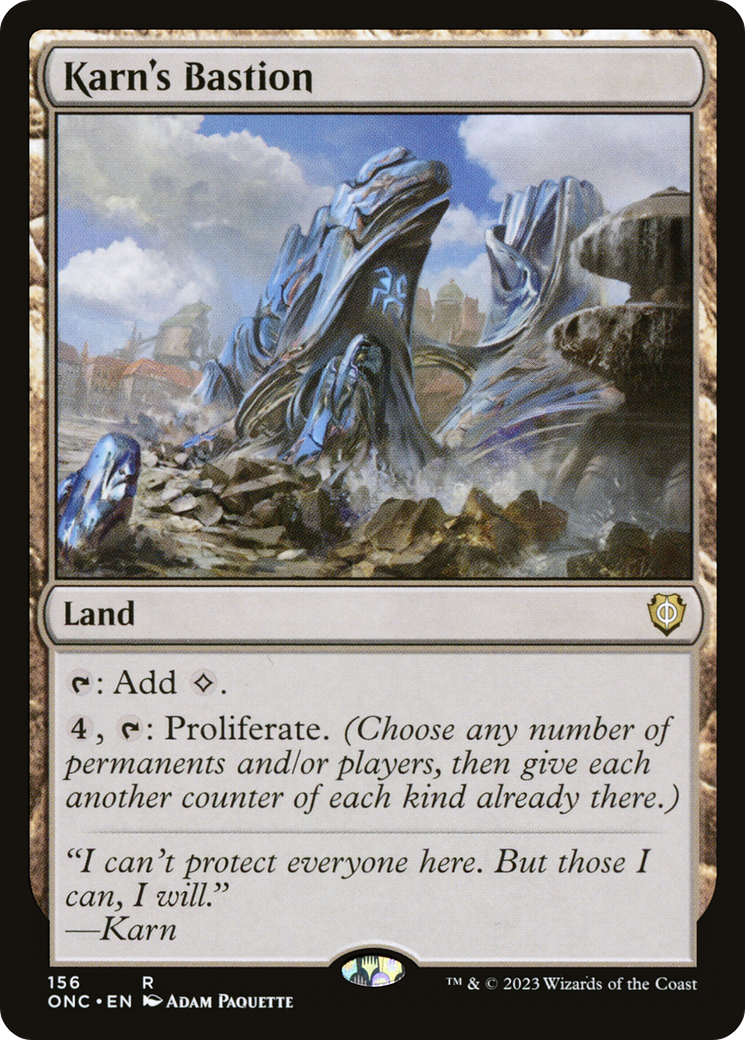 Karn's Bastion [Phyrexia: All Will Be One Commander] | Devastation Store
