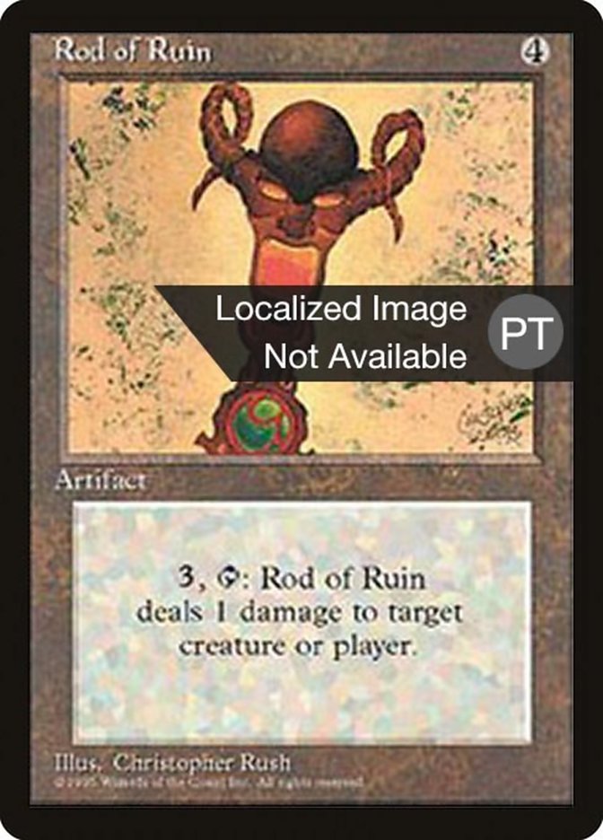 Rod of Ruin [Fourth Edition (Foreign Black Border)] | Devastation Store