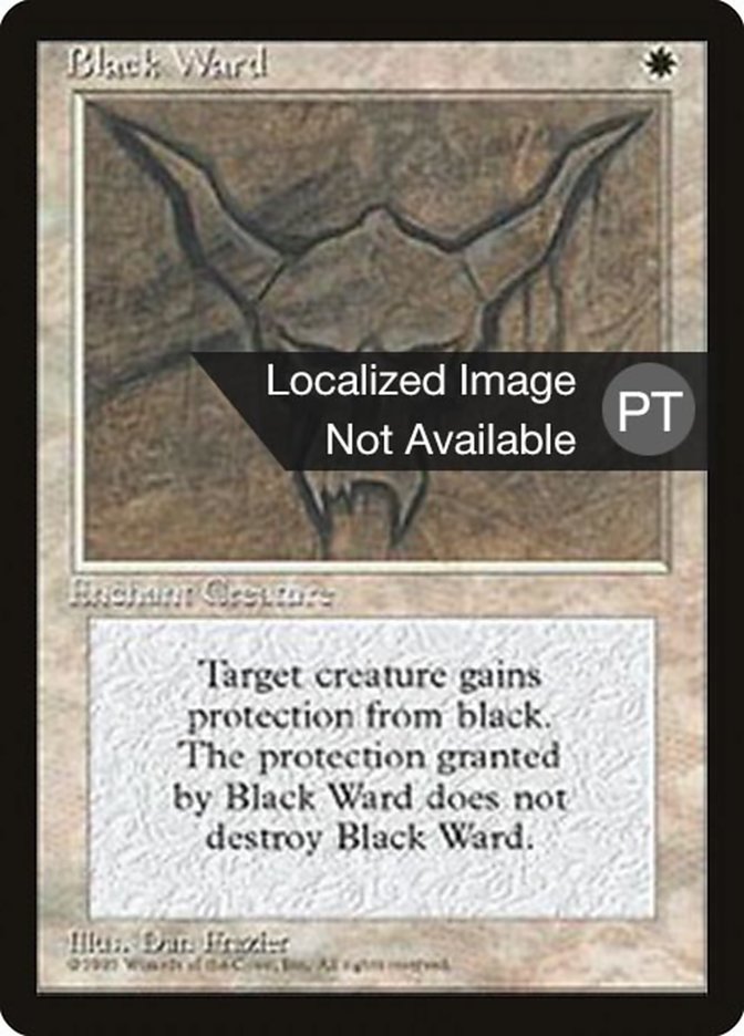 Black Ward [Fourth Edition (Foreign Black Border)] | Devastation Store