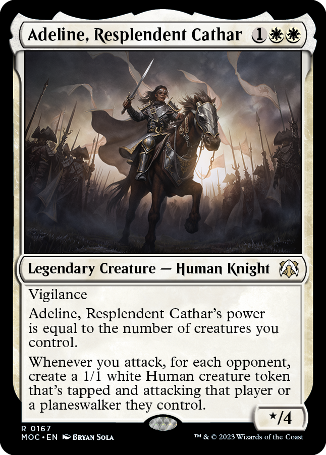 Adeline, Resplendent Cathar [March of the Machine Commander] | Devastation Store