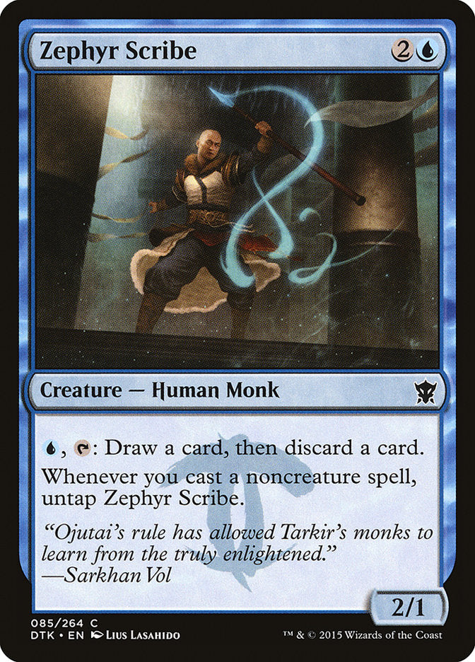 Zephyr Scribe [Dragons of Tarkir] | Devastation Store