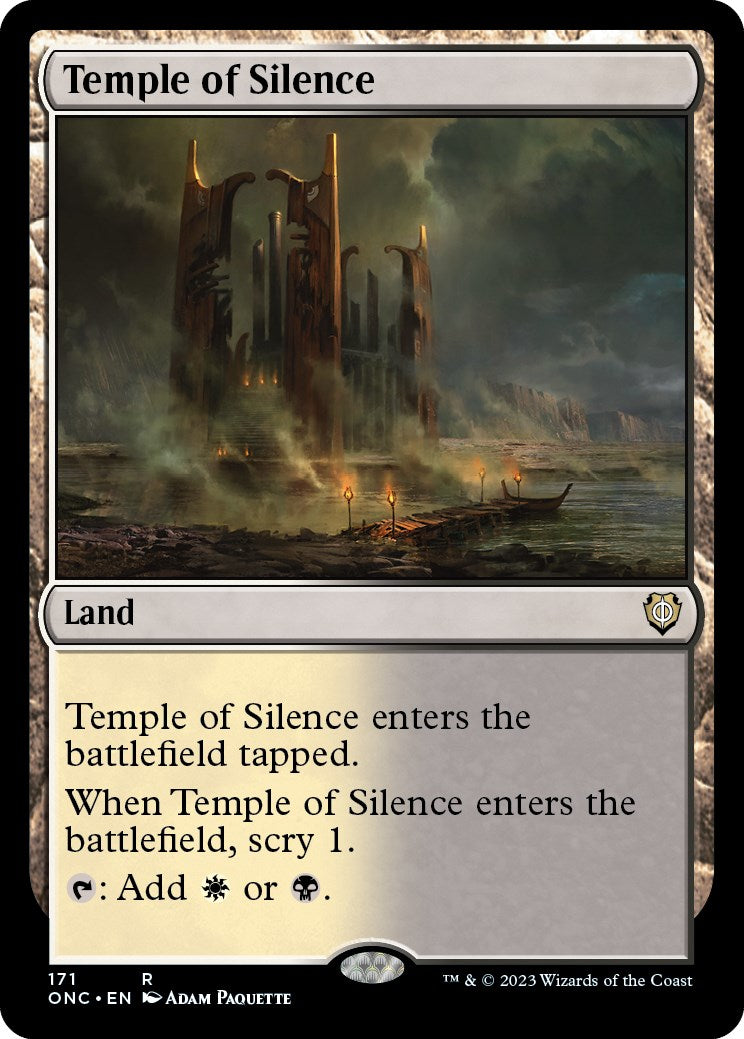 Temple of Silence [Phyrexia: All Will Be One Commander] | Devastation Store