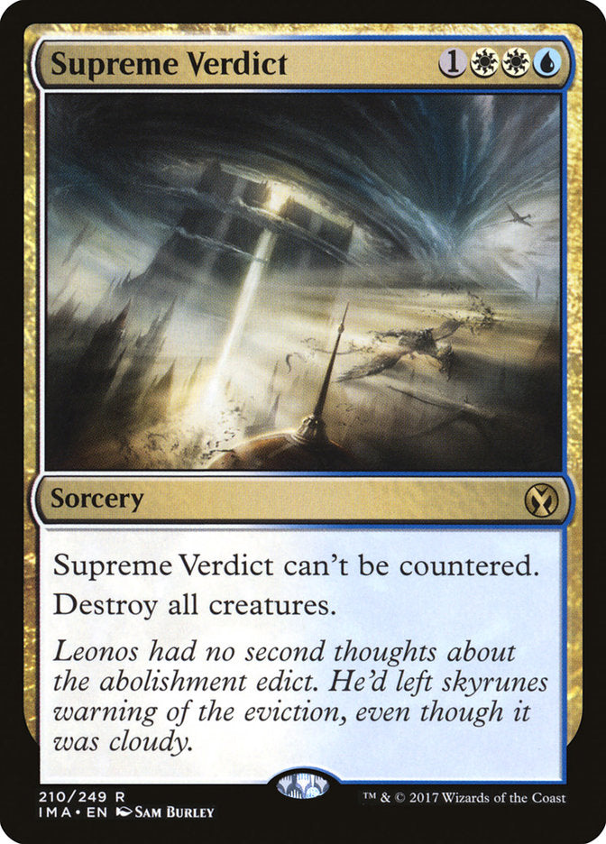 Supreme Verdict [Iconic Masters] | Devastation Store