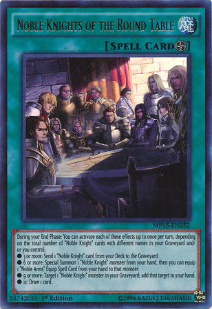 Noble Knights of the Round Table [MP15-EN052] Ultra Rare | Devastation Store