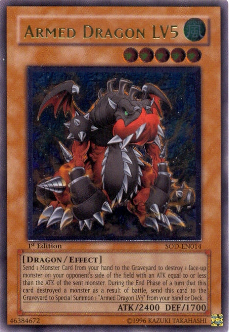 Armed Dragon LV5 [SOD-EN014] Ultimate Rare | Devastation Store