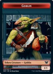 Smoke Blessing // Goblin Double-sided Token [Kamigawa: Neon Dynasty Commander Tokens] | Devastation Store