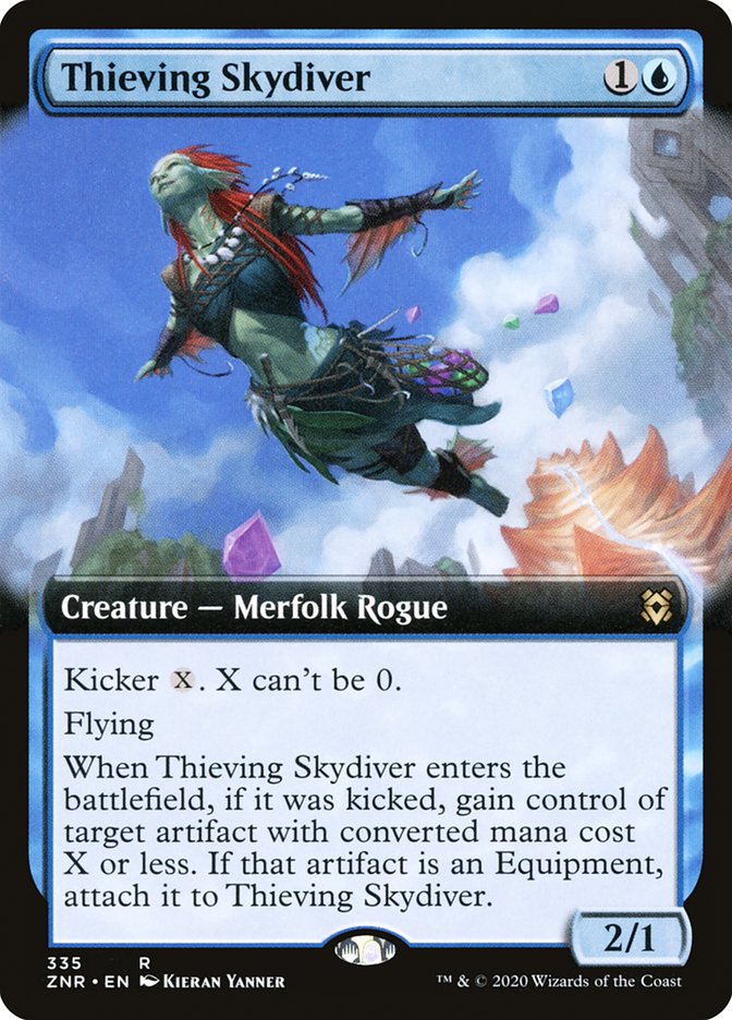 Thieving Skydiver (Extended) [Zendikar Rising] | Devastation Store