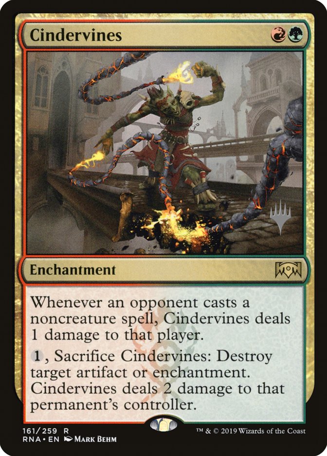 Cindervines (Promo Pack) [Ravnica Allegiance Promos] | Devastation Store