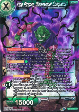 King Piccolo, Dimensional Conqueror [BT12-057] | Devastation Store