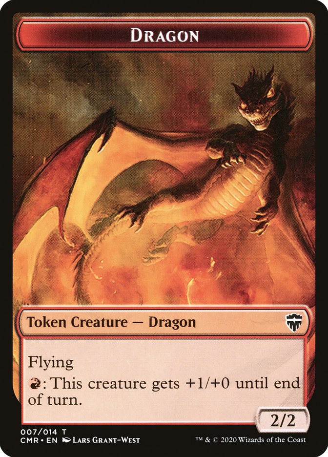 Dragon // Treasure Token [Commander Legends Tokens] | Devastation Store