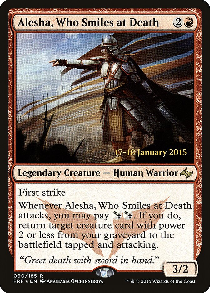 Alesha, Who Smiles at Death  [Fate Reforged Prerelease Promos] - Devastation Store | Devastation Store