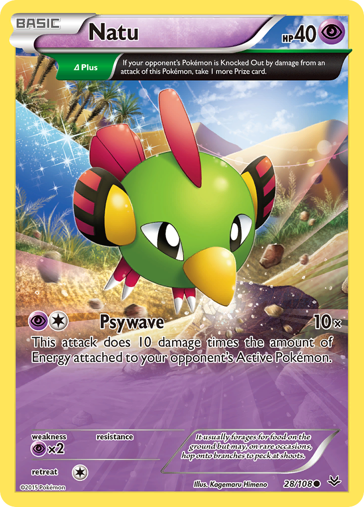 Natu (28/108) [XY: Roaring Skies] | Devastation Store