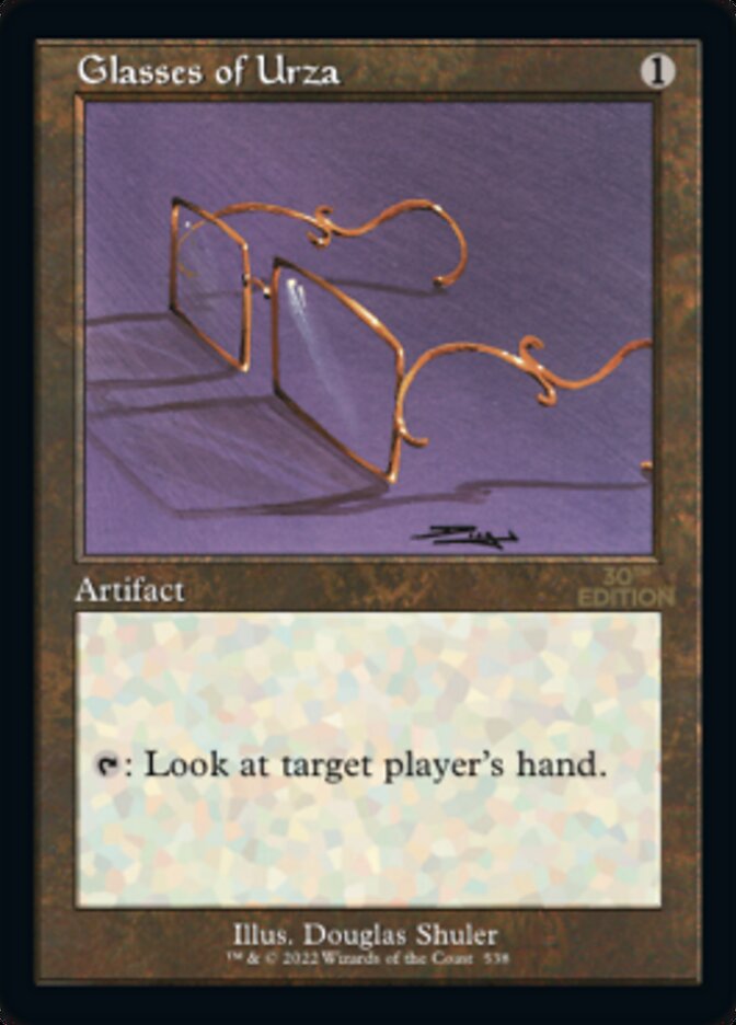 Glasses of Urza (Retro) [30th Anniversary Edition] | Devastation Store