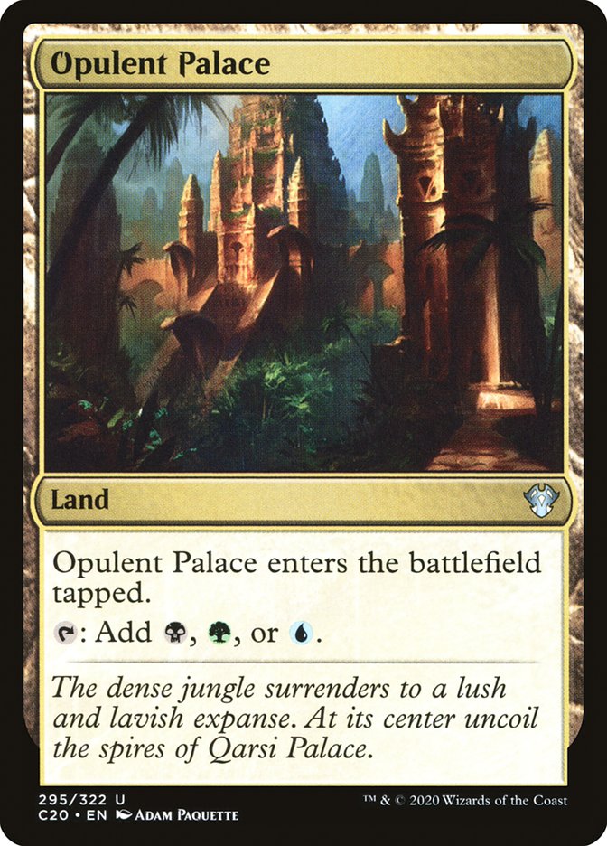 Opulent Palace [Commander 2020] | Devastation Store