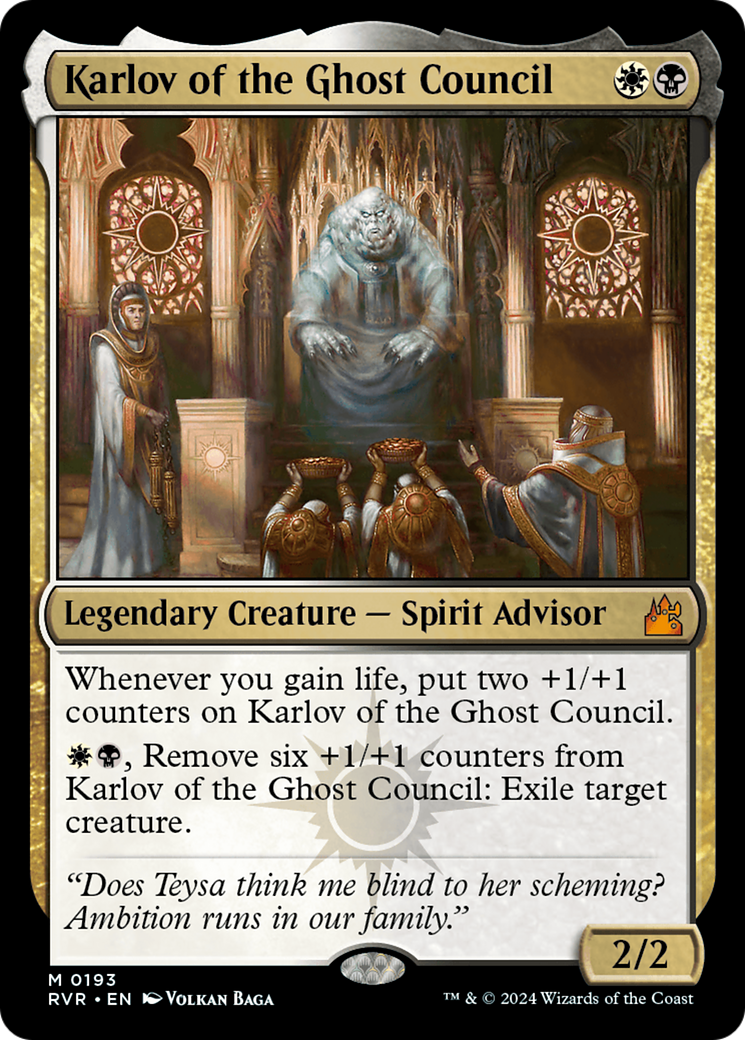 Karlov of the Ghost Council [Ravnica Remastered] | Devastation Store