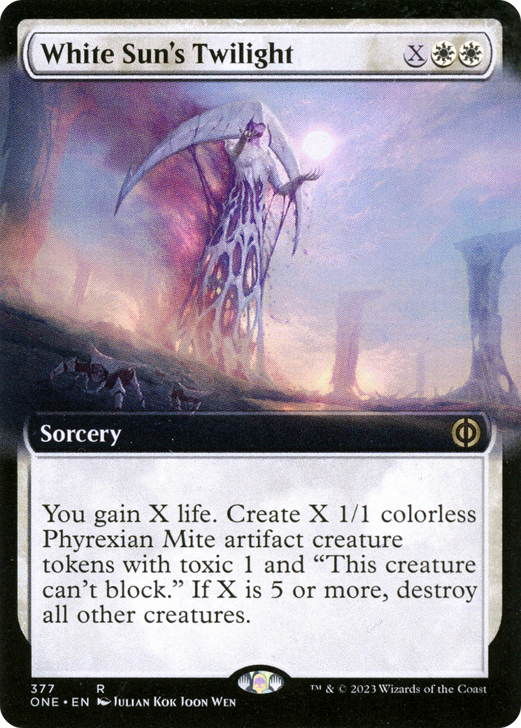 White Sun's Twilight (Extended Art) [Phyrexia: All Will Be One] | Devastation Store