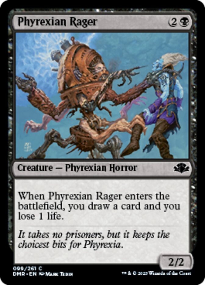 Phyrexian Rager [Dominaria Remastered] | Devastation Store