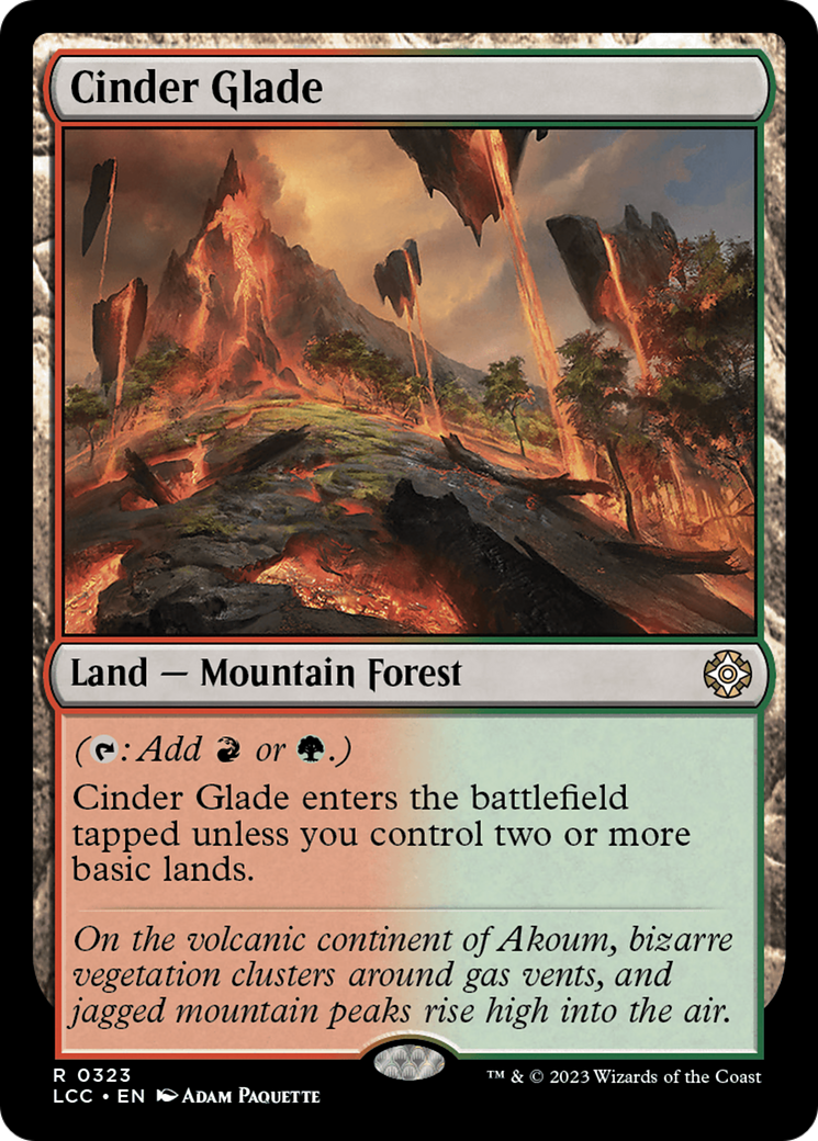 Cinder Glade [The Lost Caverns of Ixalan Commander] | Devastation Store