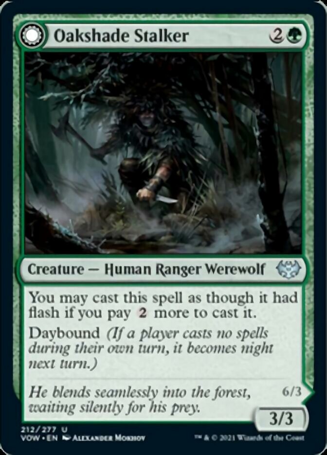 Oakshade Stalker // Moonlit Ambusher [Innistrad: Crimson Vow] | Devastation Store