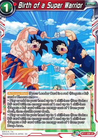 Birth of a Super Warrior [BT11-029] | Devastation Store