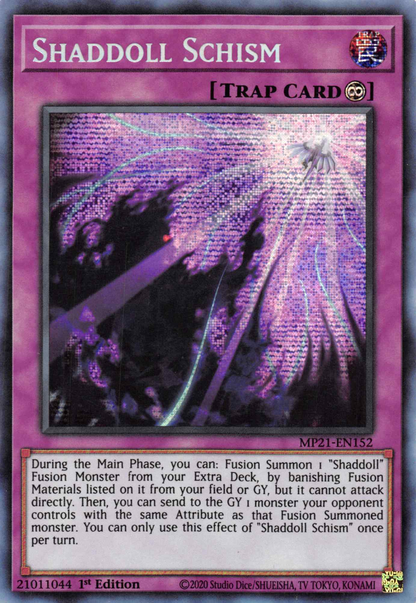 Shaddoll Schism [MP21-EN152] Prismatic Secret Rare | Devastation Store