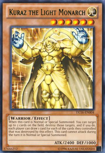 Kuraz the Light Monarch (Green) [DL16-EN004] Rare | Devastation Store