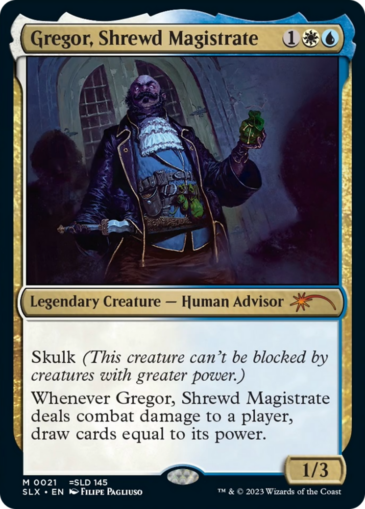 Gregor, Shrewd Magistrate [Secret Lair: Universes Within] | Devastation Store