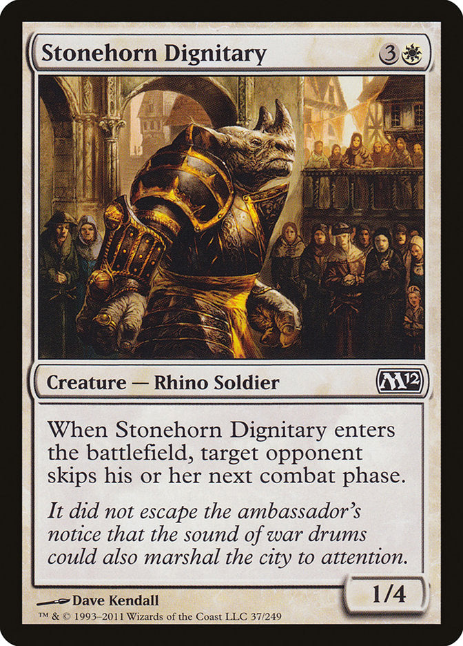 Stonehorn Dignitary [Magic 2012] | Devastation Store