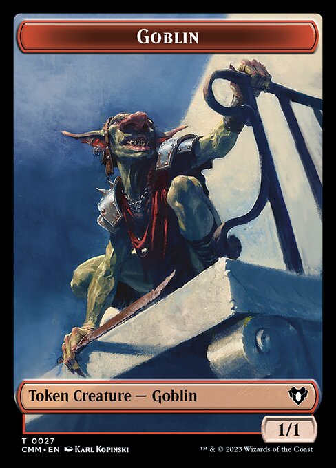 Eldrazi Spawn // Goblin Double-Sided Token [Commander Masters Tokens] | Devastation Store