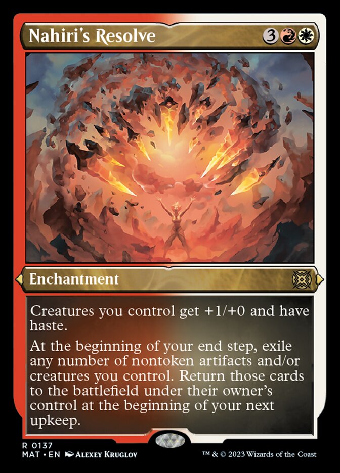 Nahiri's Resolve (Foil Etched) [March of the Machine: The Aftermath] | Devastation Store