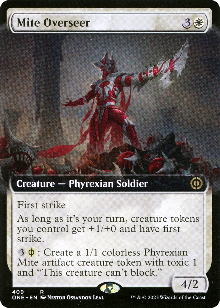 Mite Overseer (Extended Art) [Phyrexia: All Will Be One] | Devastation Store